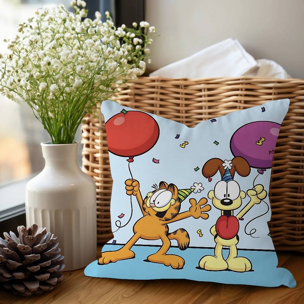 

G-Гарфилд Подушка Подарки Мебель для дома и офиса Спальня Диван Автомобильная наволочка 45х45см 18x18Inch