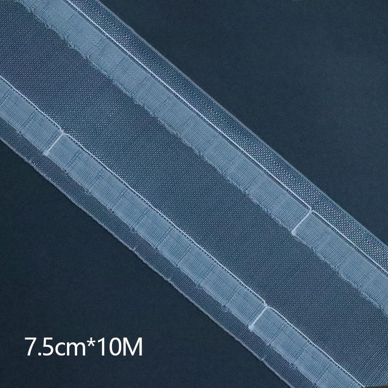 10/20M Curtain Heading Tape Rod Pocket Transparent Curtain Accessories Diy Pleated Folds Pull Ribbon Nylon Curtain Install Tape