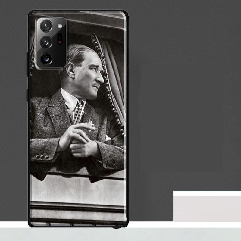 Mustafa Kemal Ataturk Case For Samsung Galaxy S25 Ultra S23 S22 S21 S24 Ultra S9 S10 S20 Plus S25 FE Phone Cover