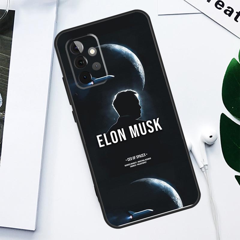 Elon Musk For Samsung Galaxy A34 A54 A14 A55 A35 A15 A53 A33 A13 A05 A06 A16 A22 A32 A52 Phone Case