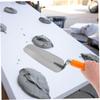 FRCOLOR Plastering Brick Scraping Grout Trowel for Concrete Finishing Knife, Tool,