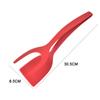 Non Stick 2 In 1 Pancake Spatula French Fries Turners Egg Clamp Frying Steak Pancake Tongs Toast Omelet Clip Kitchen Accessories