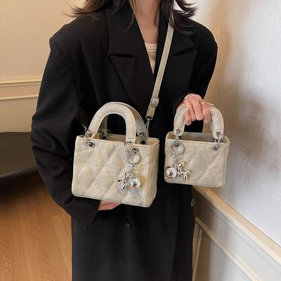 French Princess Diana Bag Women'S High-End Shoulder Messenger Bag Foreign Style Portable Princess Diana Bag