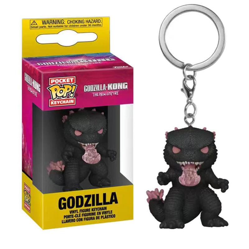 Godzilla vs Kong 2 Sleutelhanger Hanger Anime Figuur Sleutelhanger