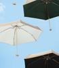 Compact Gold Umbrella: Ultra-light 6-Rib Folding Dual-use for Sun and Rain Protection