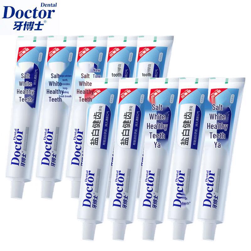 Dr.B Salt White Deep Clean Toothpaste - 10-Pack