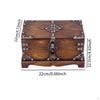 Treasure Chest Retro Storage Box Trinket Keepsake Multipurpose Rustic Container