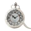 Quartz Movement Pocket Watch Steampunk Chain Watches Fashion Accessory Clock Necklace  Best Gift