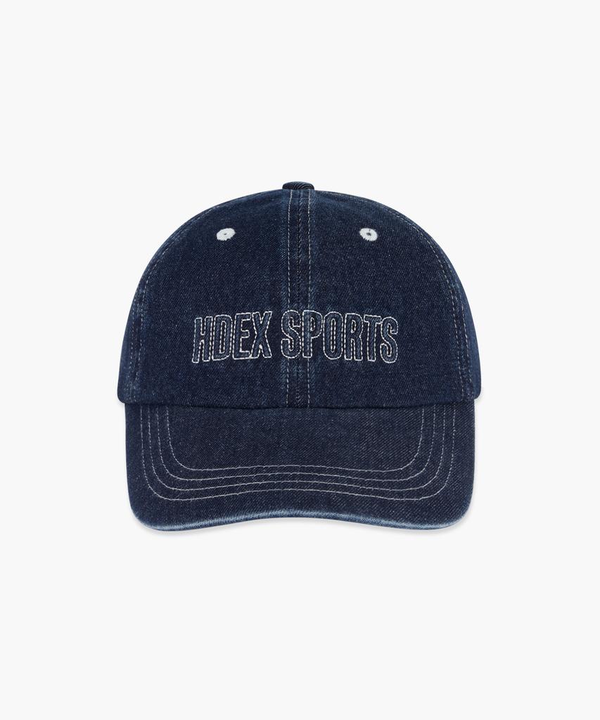 HDEX Washed Stitch Denim Ball Cap (Blue)