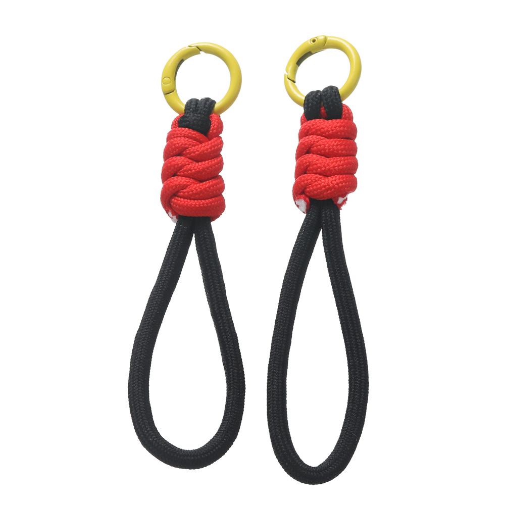 1pc Colorful Braided Lanyard Keychain for Phone Case Women Anti Lost Knot Rope Strap Car Key Chains Diy Accessories Keyring