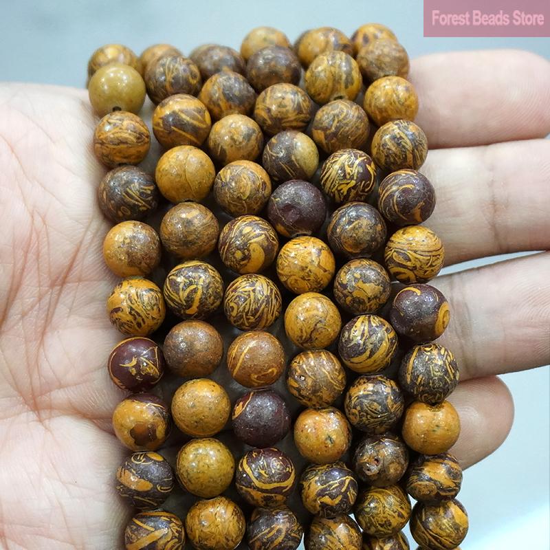 Natural stone Beads Blue Tiger Eye Round Loose Beads Diy Charm Bracelet Earrings for Jewelry Making 15" Strand 4/6/8/10/12/14mm