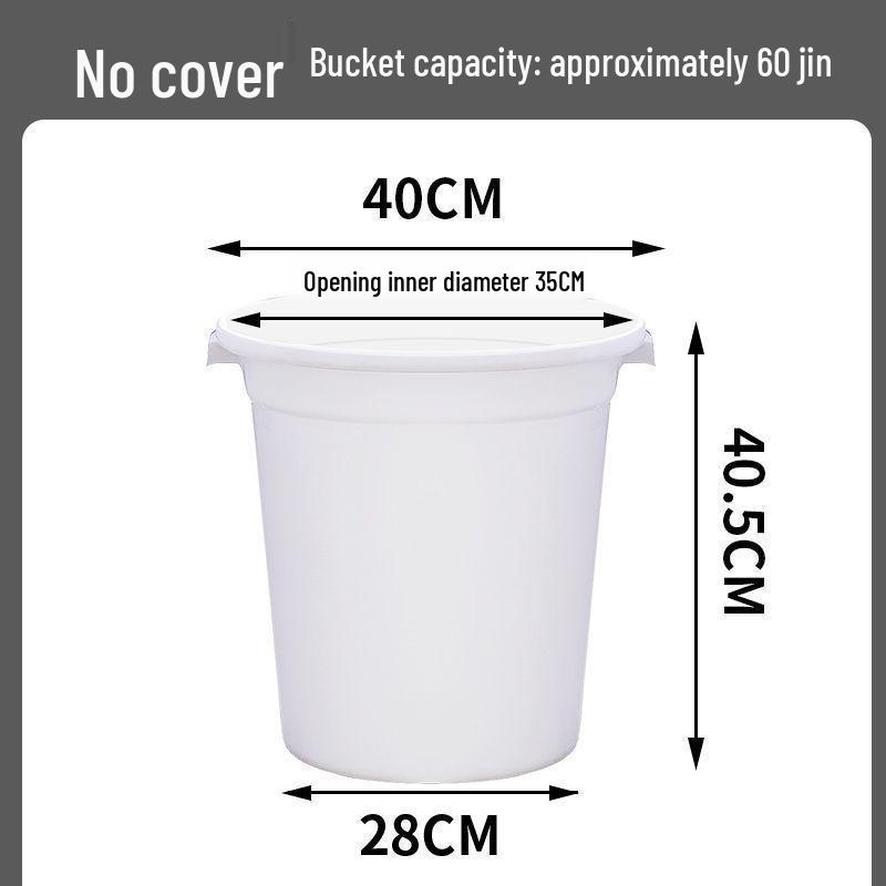 Extra Large Thickened Plastic Bucket with Lid for Household, Water Storage, Enzyme Fermentation
