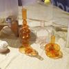 Decoration Single Layer Wedding Party Glass Vase Candle Holders Table Ornaments Candlesticks