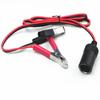 Car Battery Terminal Clip-on Cigarette Lighter Power Socket Adaptor 12v Camping Xmas