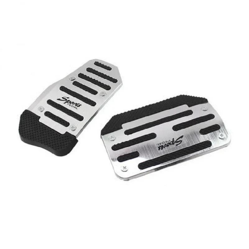 3Pcs/set Aluminum Automatic Transmission Universal Car Pedal Cover Brake Fuel Gas Foot Pad Set Kit Pedals Non-Slip Tools