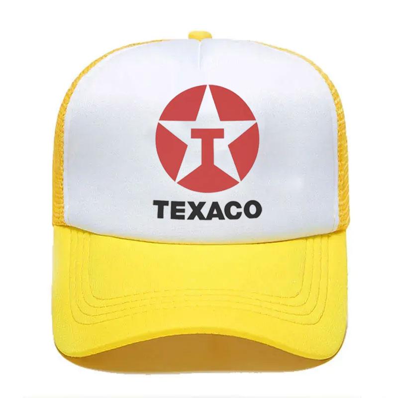 Classic Texaco Mesh Trucker Hat Fashion Unisex Women Advertising Travel Team Baseball Caps Truker Hats snapback cap hats for Unisex