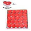 Valentine 50 Piece Red Heart Shaped Tea Light Candle Wedding Anniversary Party Unscented Romantic Decor Tabletop Accent