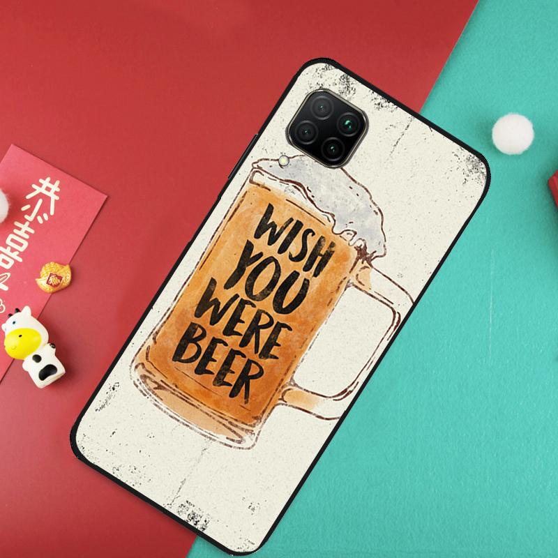 Drike Beer For Huawei Nova 12S 9 10 SE 7i 8i 11i 12i Y60 Y61 Y70 Y72 Y73 Y90 Y91 P20 P30 P40 Lite Case