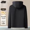 JOW Men's Hooded Business Commuter Thin Jacket