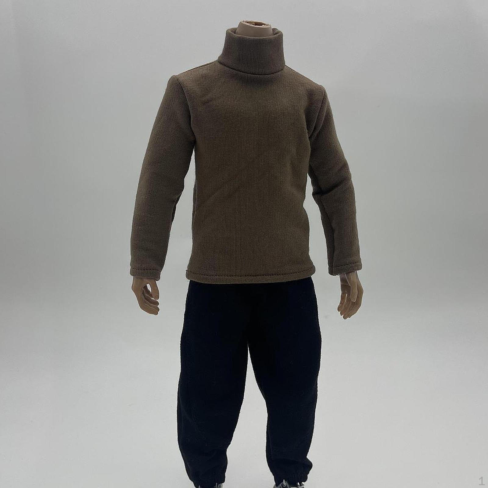 

1/6 масштаб экшн кукла одежда комплект костюм мода стильный аксессуар одежда для 12 дюймов темно-коричневого