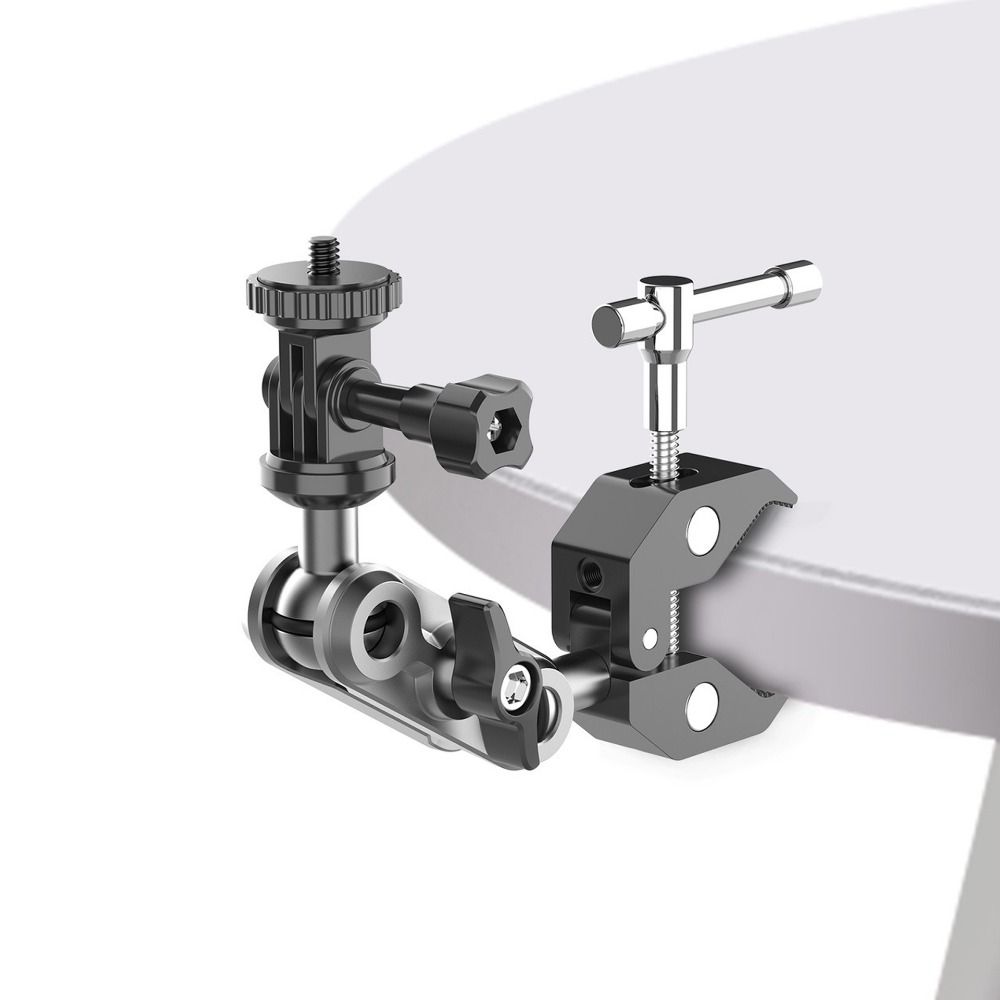Adjustable Camera Holder Universal 1/4" Screw Microphone Holder Universal Phone Holder Handlebar