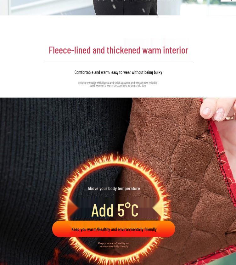 Women's Camel Hair Cotton Vest - Mid-Aged & Elderly, Warm, Thickened, Plus Velvet, Short-Sleeved, Waist & Shoulder Protection.