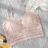 Women Lace Bras Top Comfortable Bralette Solid Color Add Pad Lingerie Beauty Back Underwear Sexy Vest Female Wireless Bra