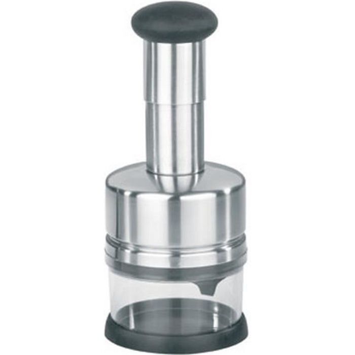 Gemüsehacker - GEFU - Edelstahlhacker - Hochwertiges Design - Extra scharfe Klinge - Rutschfest