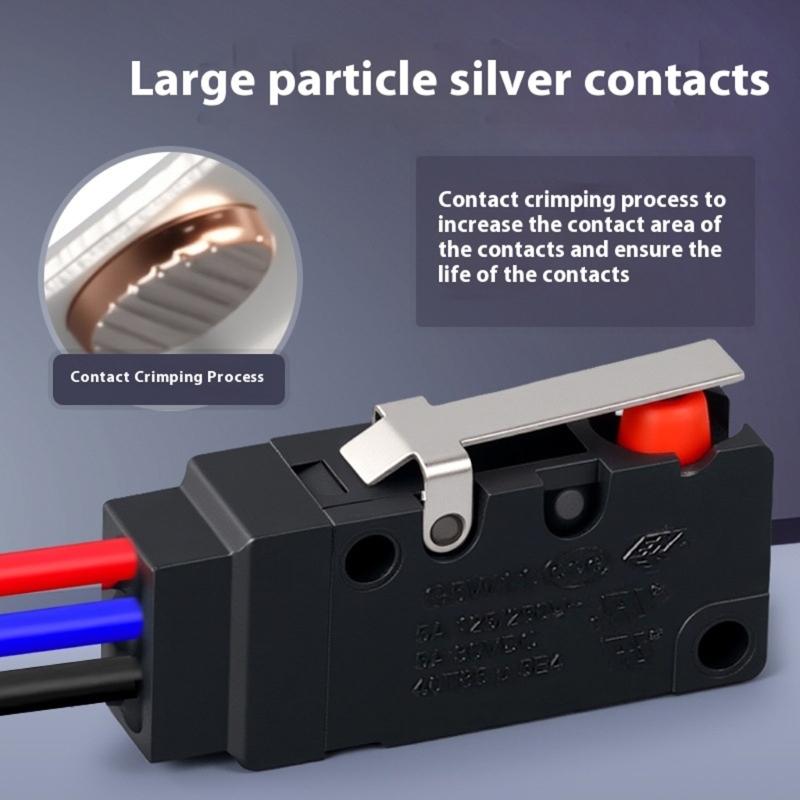 Waterproof Small Travel Limit Switches 2 Wire Normally Open/Closed Dustproof Control for Automation Devices Use
