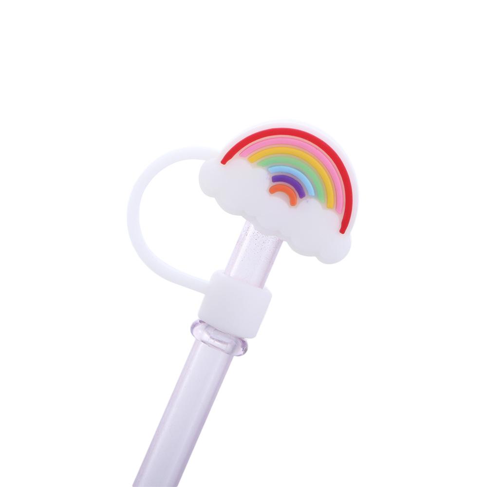 

Милая мультяшная соломинка силиконовая заглушка многоразовая противопылевая крышка для соломинок стеклянная соломинка из нержавеющей стали наконечники для соломинок аксессуары для бутылок