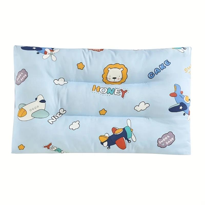 Reversible Children's Pillow - Bean Down Comfort Cartoon Daytime Pillow & Student Pillow Core Four Seasons Universal for Kids