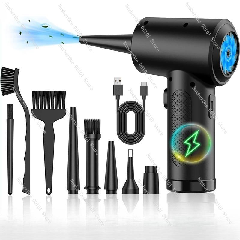 New Portable Dust Blower, Multi-functional Car Vacuum Cleaner, Wireless Electric Dust Blower for Cleaning