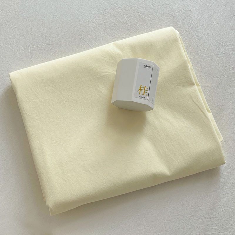 New Solid Minimalist Washed Striped Bed Sheet, Soft Bedding for Single Double Student Dormitory Home