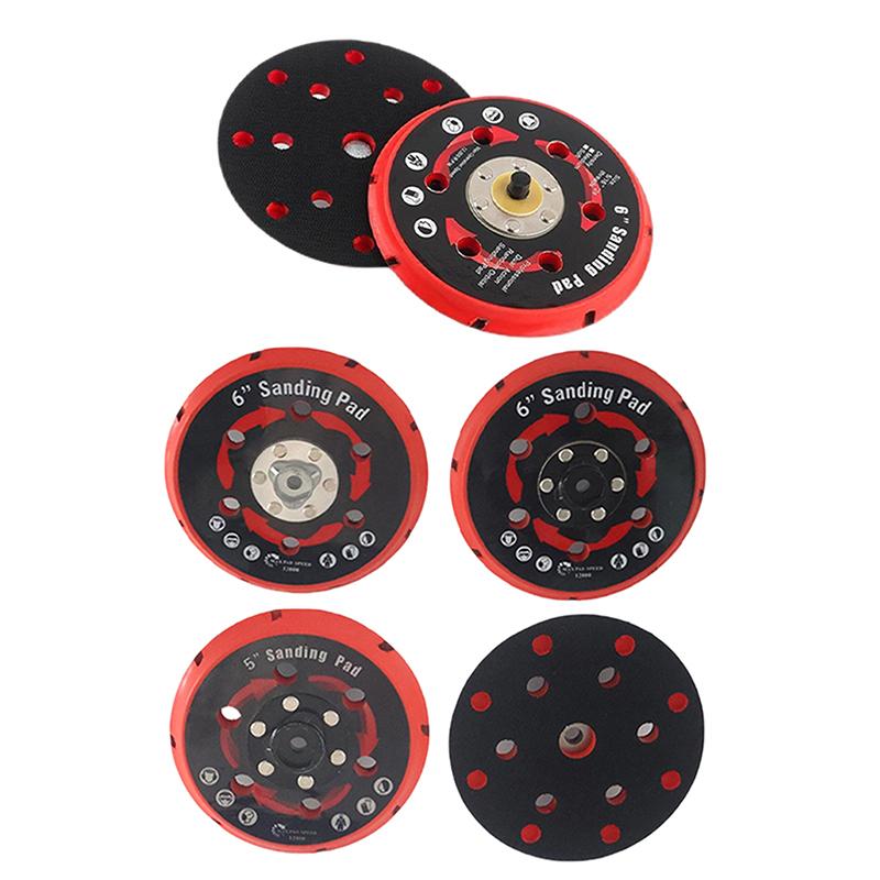 5/6 Inch Polishing Backing Plate High Hardness Self Adhesive Hook Loop Backup Plate Base For Car Surface Polishing Auto Repair