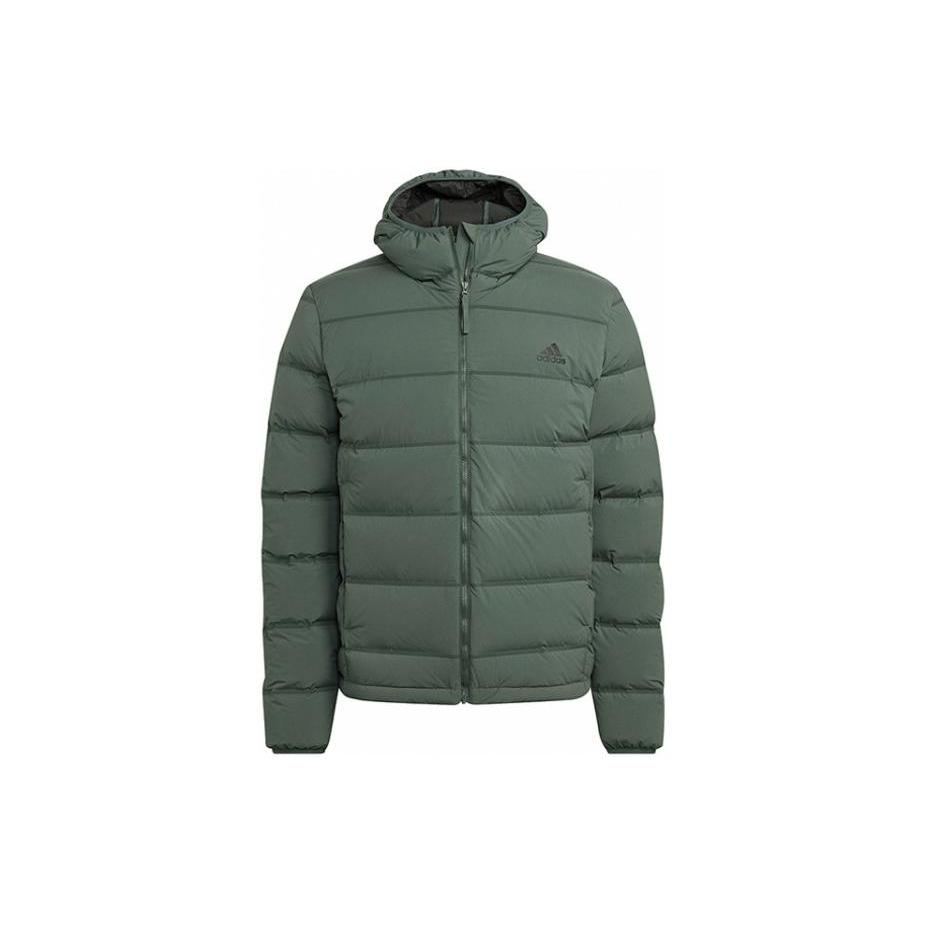 Мужская пуховая куртка Adidas Окислительно-зеленая HG8717 S
