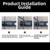 4 Digit Pin Code Security Lock Anti-theft Keyless Door Catch Digital Deadbolt Lock  Outdoor