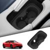 LUCKEASY for Honda Prelude 6th Gen BF1 2025-2026 Center Console Cup Holder Shock-Absorbing TPE Car Accessories Black