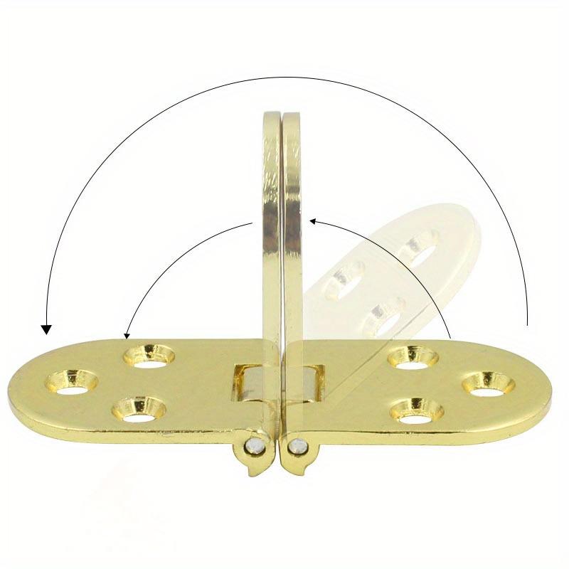 10 pz Lega di Zinco 180 Gradi Antiruggine Cerniera per Porta Cerniere a Scomparsa Cerniere per Armadio Cerniere Semicircolari per Porta Accessori per Mobili