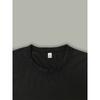 Women's Vintage Russian Graphic T-Shirt Bold Cyrillic Print Black White Casual Short Sleeve Tee