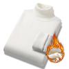 Rollkragen Langarm Fleecefutter Herrenpullover Herbst Winter Einfarbig Verdickt Warmer Pullover Jumper