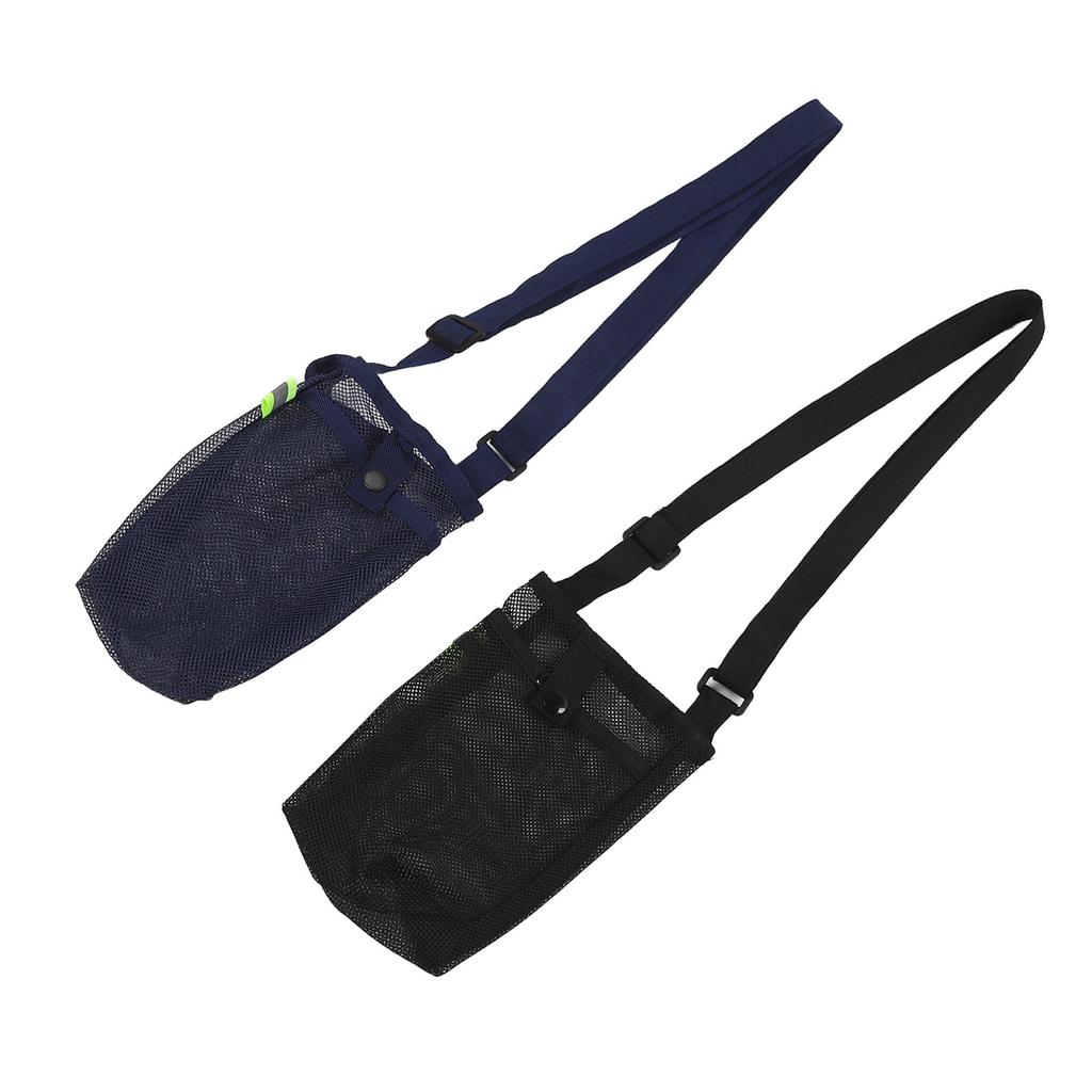 2pcs Water Bottle Sleeve Adjust Shoulder Strap Mesh Water Bottle Pouch Holder for Hiking Outdoor Sports