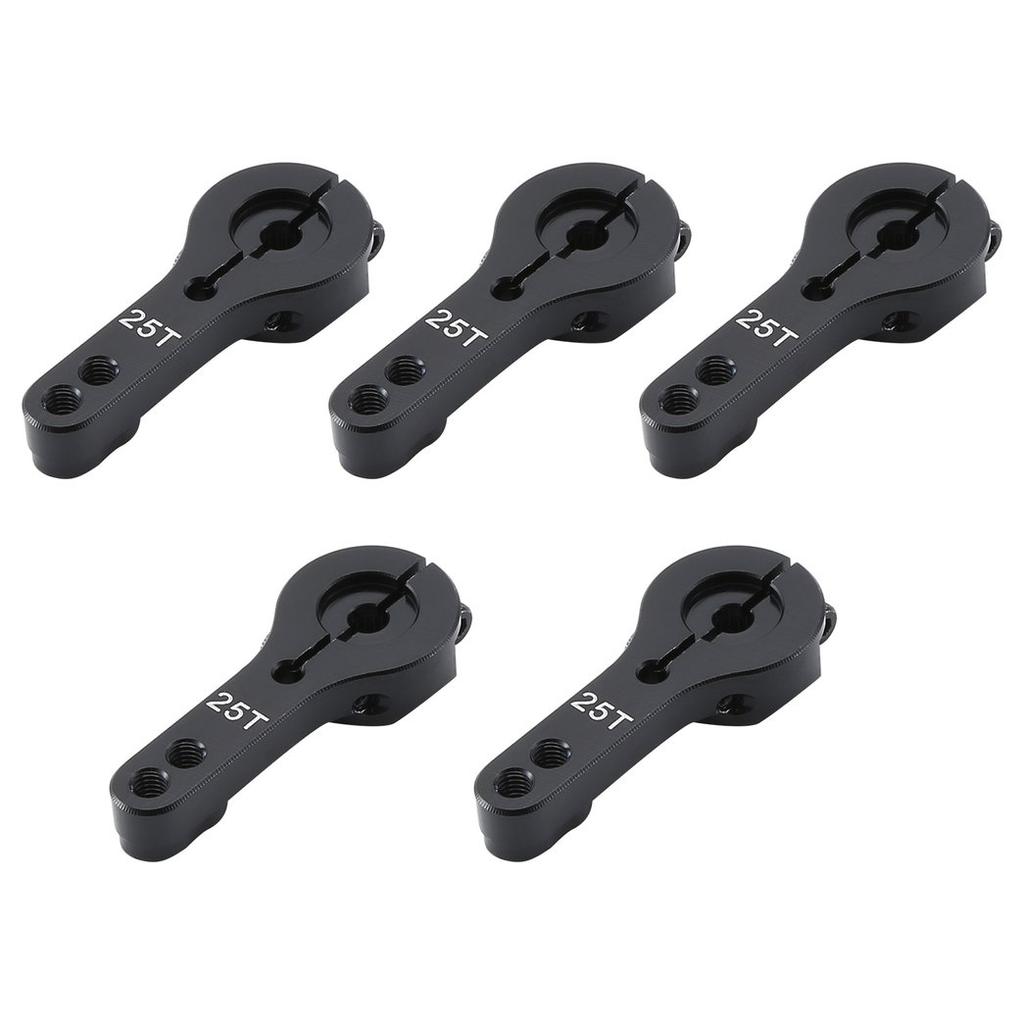 WANGCL 5PCS 25T Servo Horn Alluminio Servo Horn Arm 28mm Per 1/10 RC
