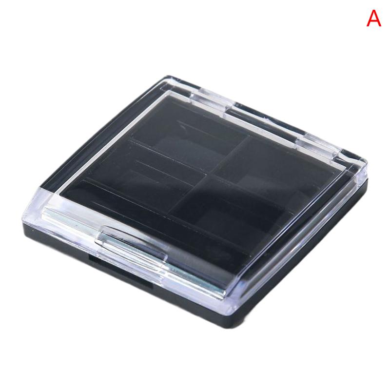 

Прозрачная 4 сетки, пустая тарелка для теней для век, образец палитры «сделай сам», упаковочная коробка для макияжа глаз для начинающих, контейнеры для теней на заказ as the picture