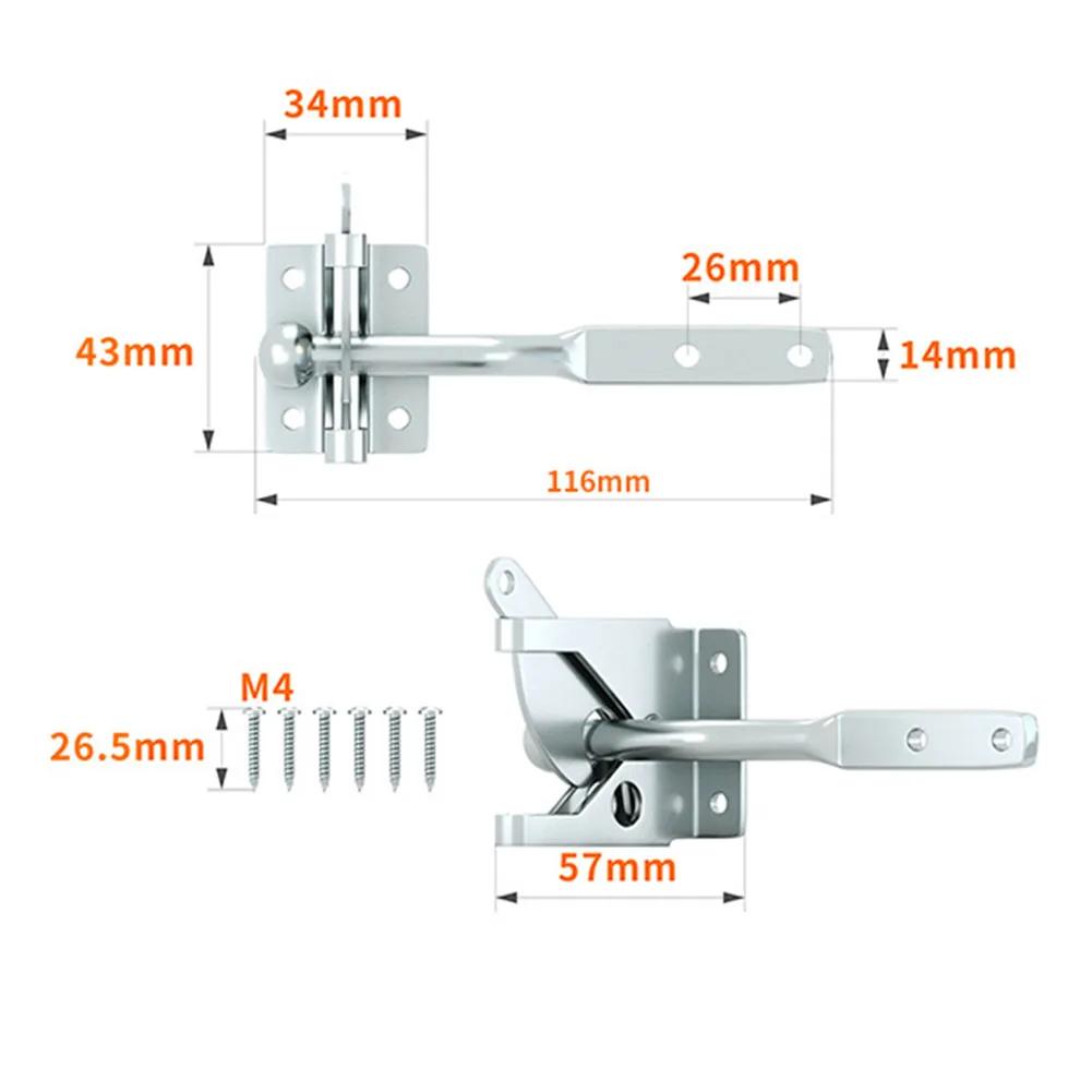 

Fence Door Latch Fence Latch Door Lock Outdoor Wear-resistant Corrosion-resistant Fence Fence Latch Latch Buckle Door Lock Latch