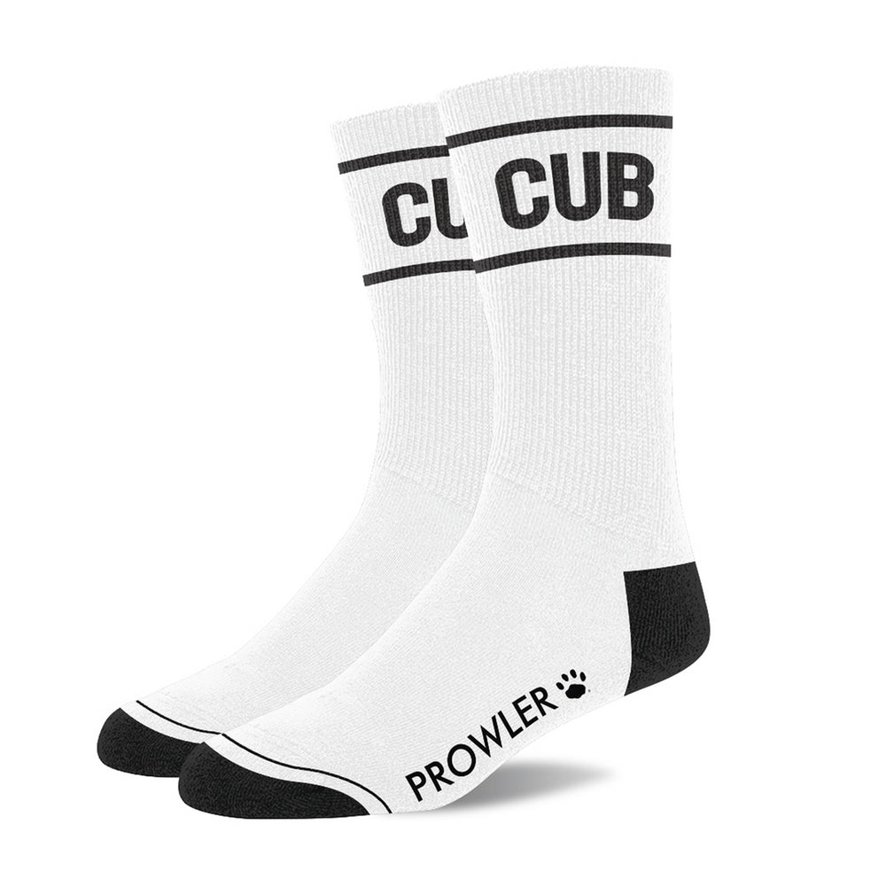 Pair of White CUB Socks - Prowler RED - SOCKS