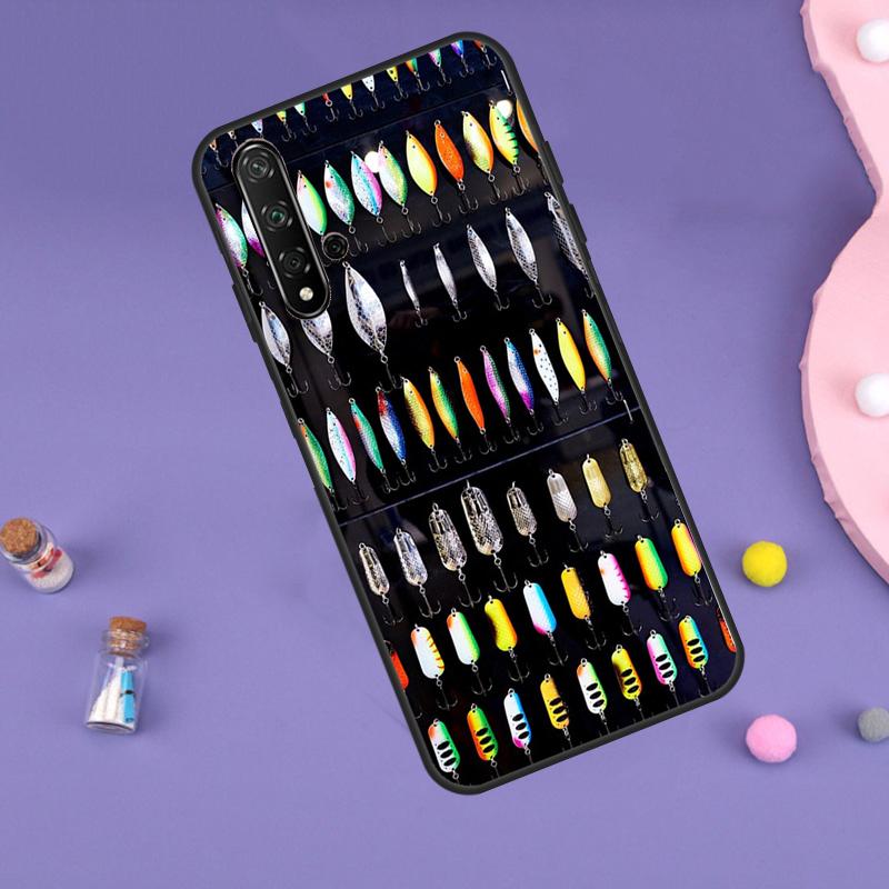 Fishing Tackle For Huawei Nova 10 9 SE 3i 7i 8i 11i 12i Y60 Y61 Y70 Y72 Y73 Y90 Y91 P20 P30 P40 Lite Case