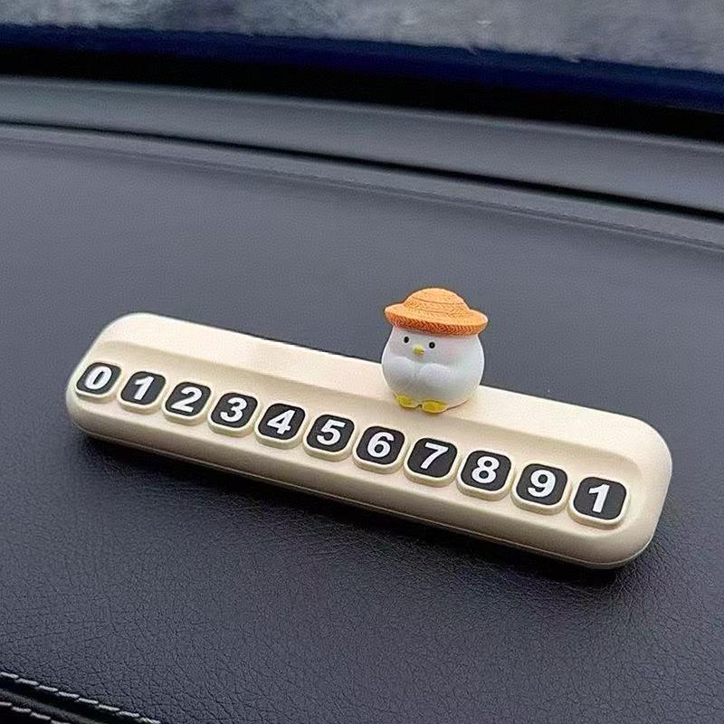 Zhao Mi Little Chicken Parking Number Plate & Center Console Ornament