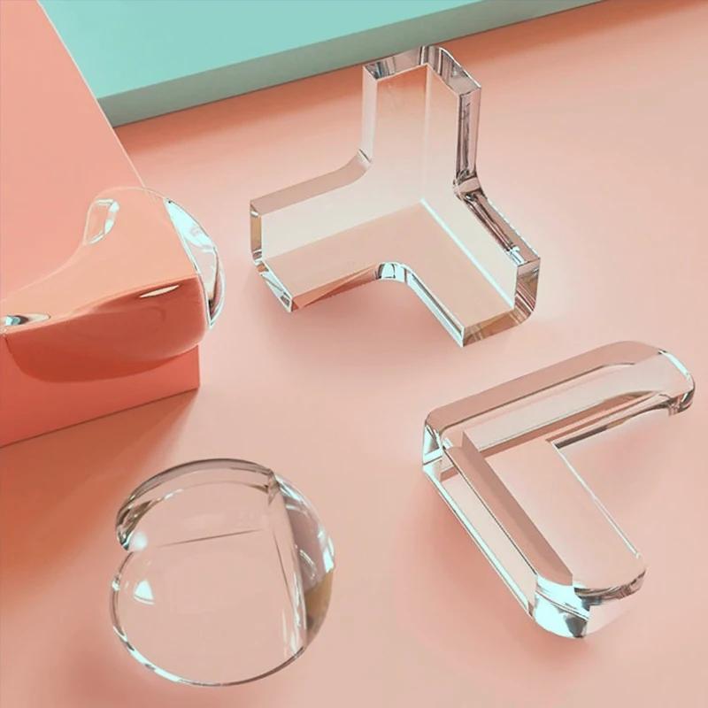 16PCS Baby Safety Silicone Protector Table Corner Edge Cover Protection Children Anticollision Guards Security Protection