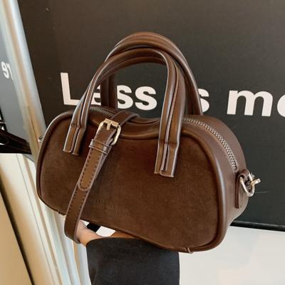 Bolsa Fosca Simples Bolsa Feminina Outono Portátil Bolsa Travesseiro Premium Estrangeira Retrô Bolsa Mensageiro
