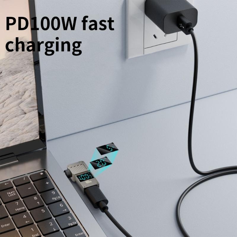 100W USB C auf Gleichstrom-Adapter Typ C Buchse auf Stecker für Wohnmobil und Solargeneratoren Geschäftsreisende Studenten